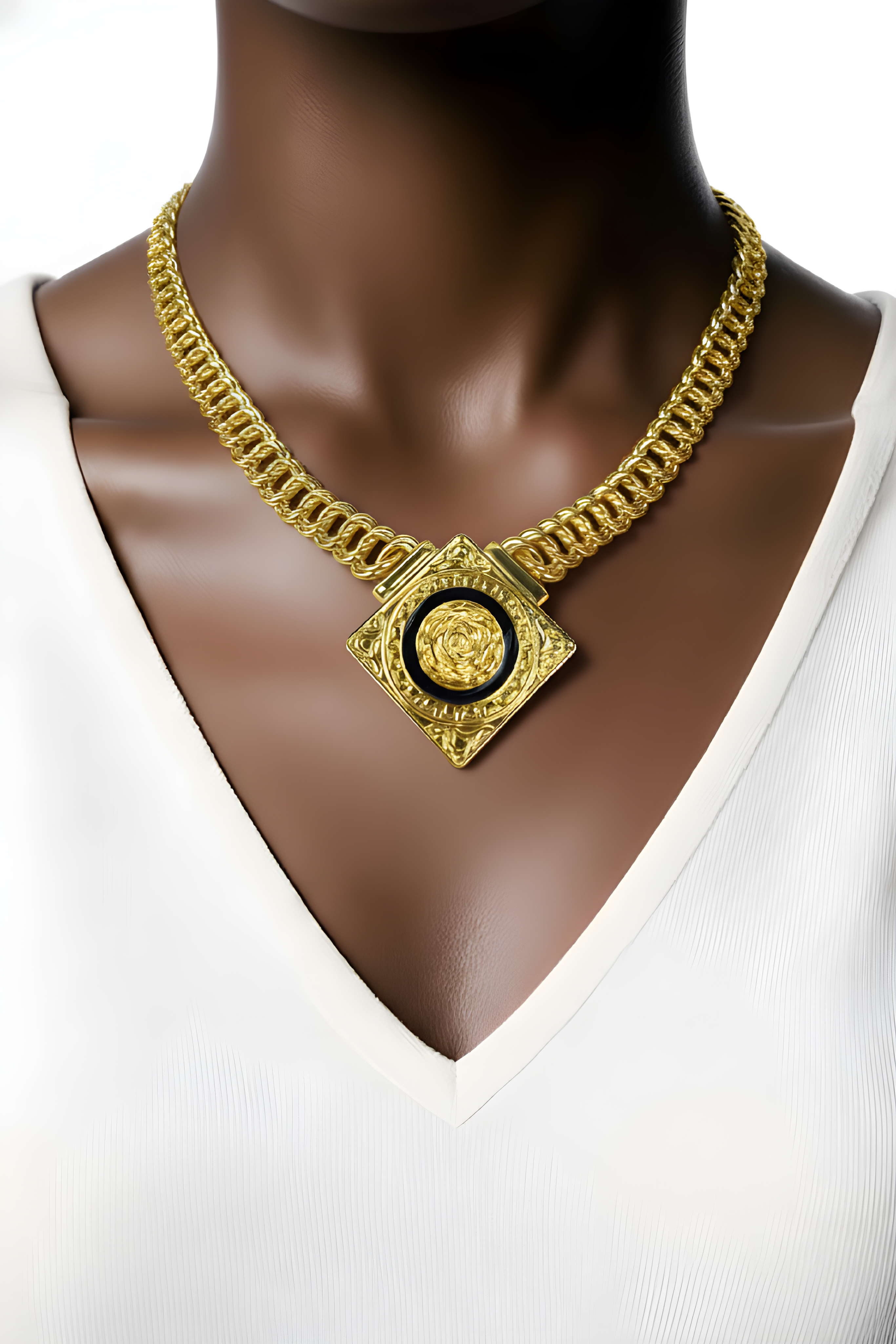 Luxury Gold Statement Jewelry Set image 0