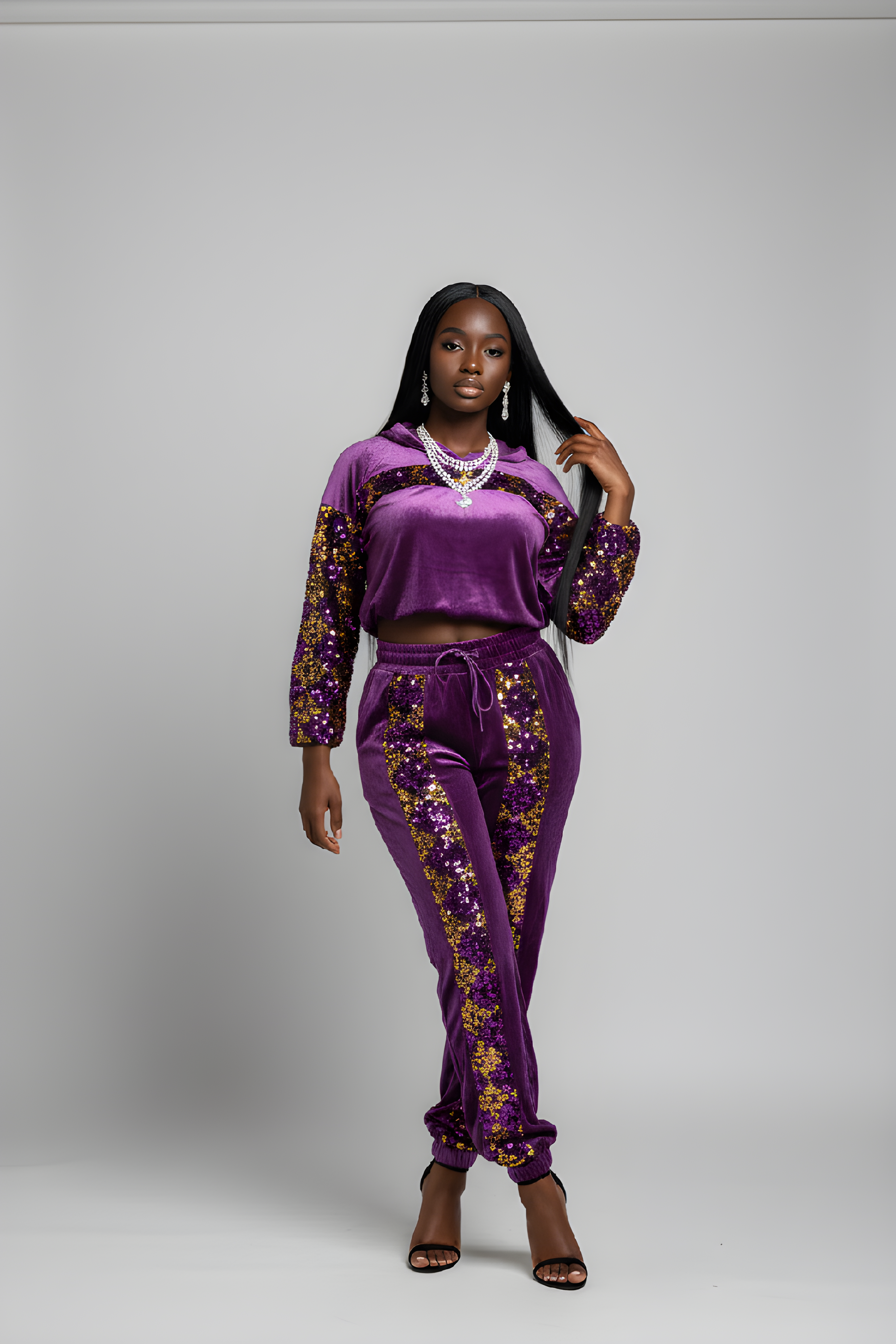Sequin Sweatsuit image 0