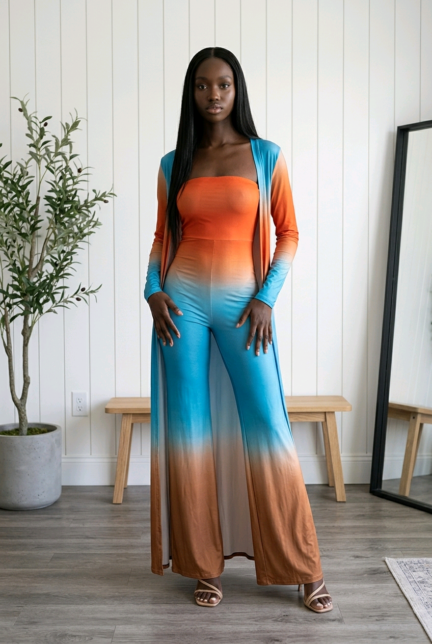 Trench Jumpsuit Set