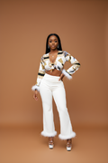 Faux Fur Pants Set image 0