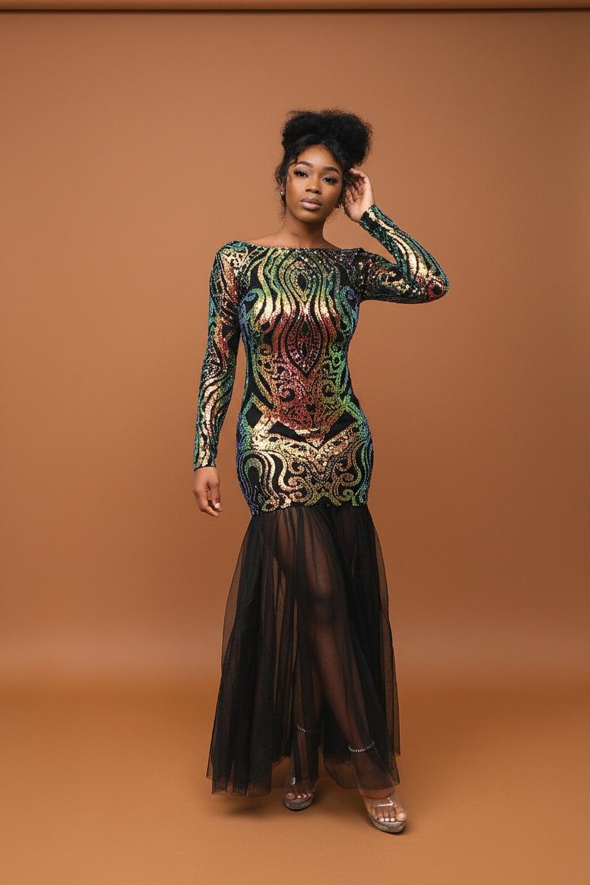 Open Back Evening Dress image 0
