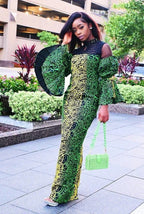 Ankara Print Maxi Dress image 1