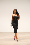 Side Zipper Bandage Dress image 0