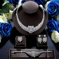 Luxury Crystal Jewelry Set-Necklace, Bracelet, Earring image 1