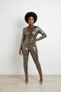 Wild Luxe Leopard Sequin Jumpsuit