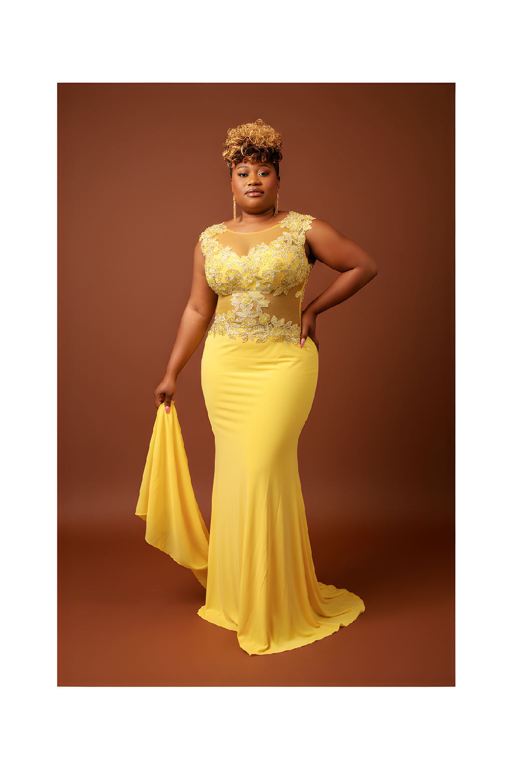 Embroidered Sunflower Dress image 0