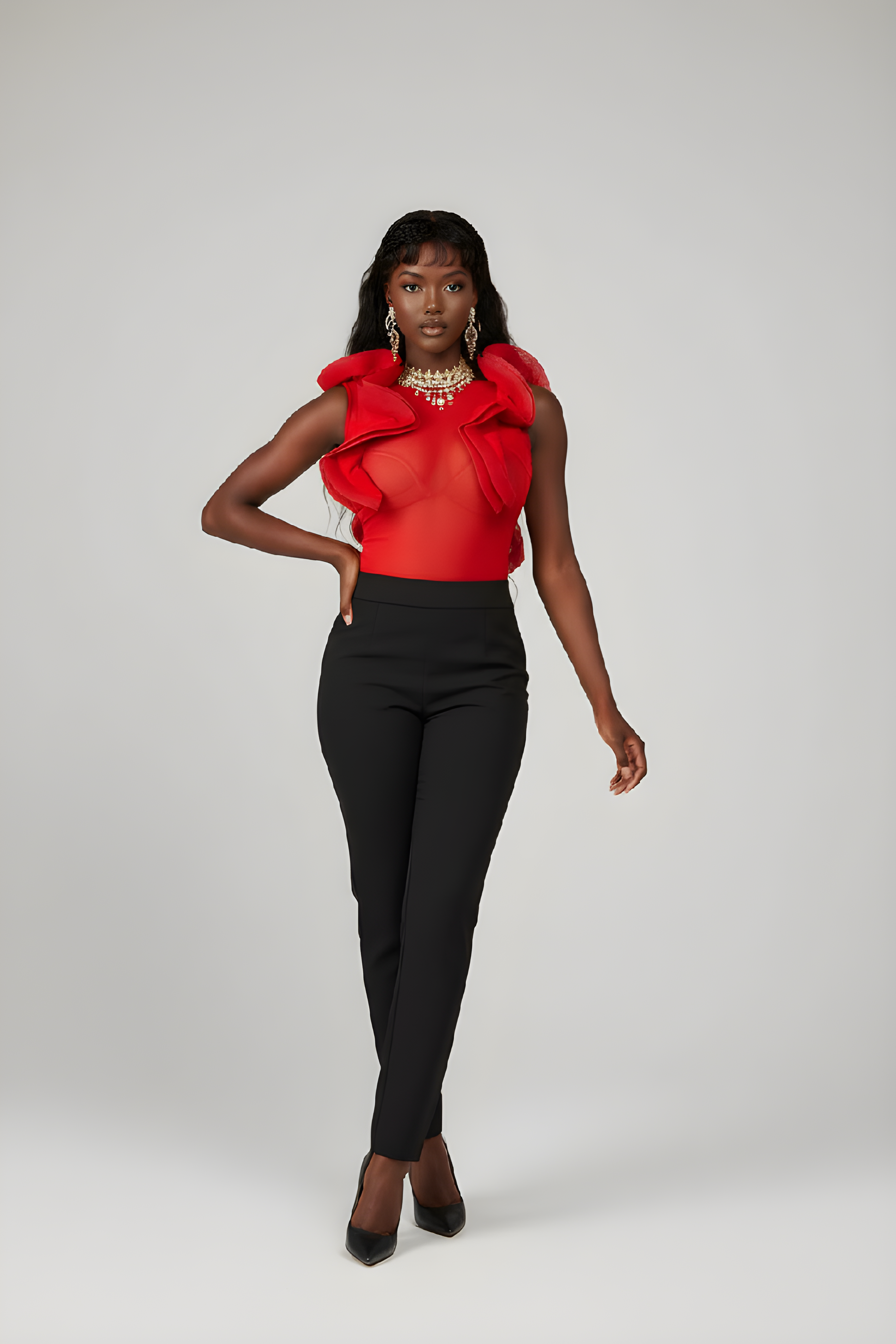 Ruffle Arms Bodysuit image 0