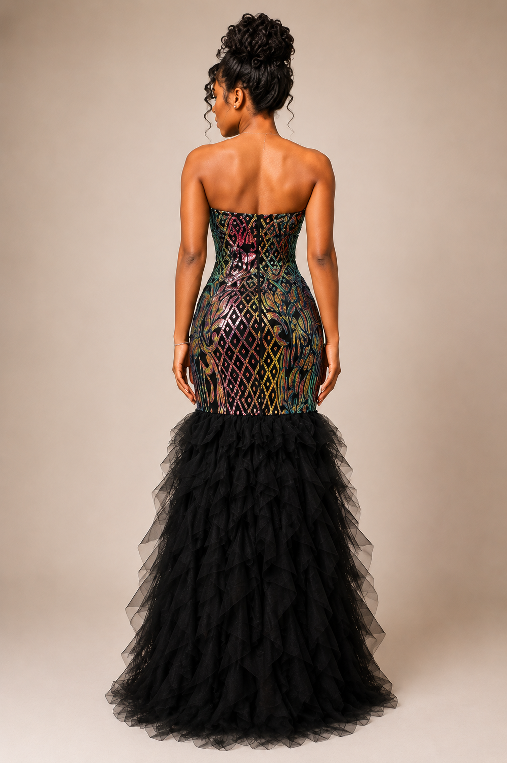 Baroque Maxi Dress - Fabby Glamtique