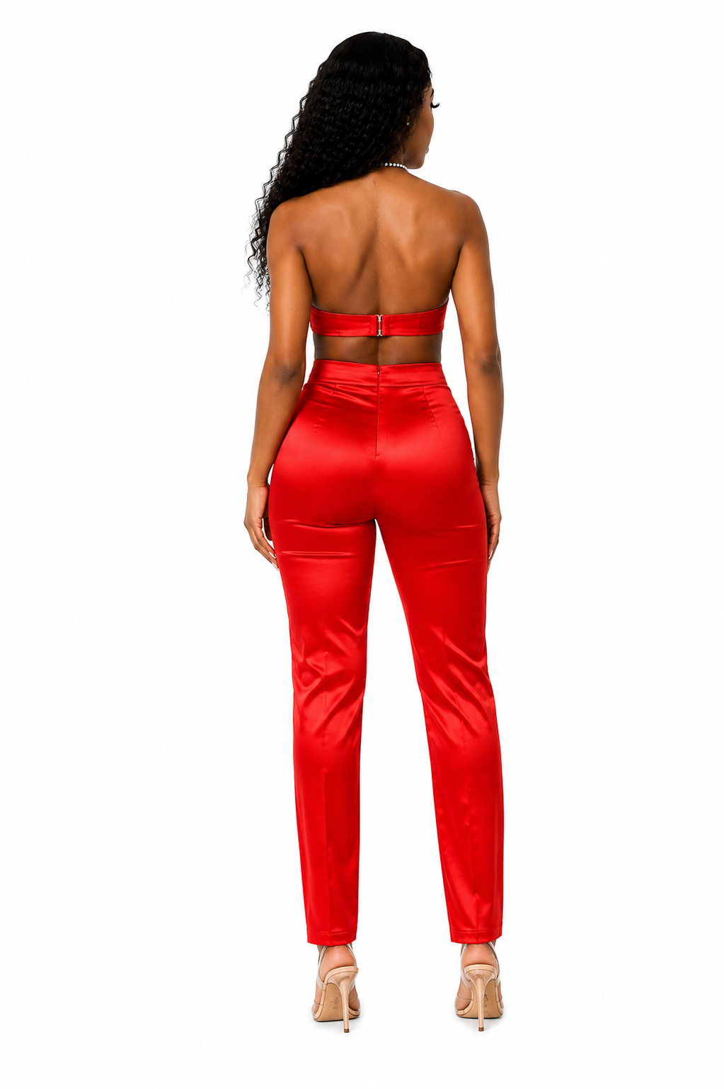 Rose Bloom Statement Pant Sets