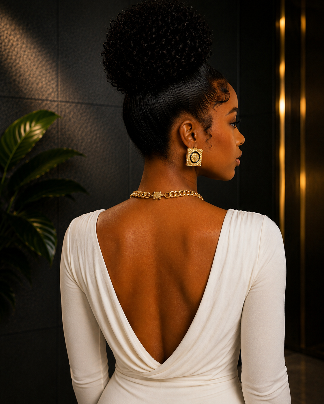 Luxury Gold Statement Jewelry Set