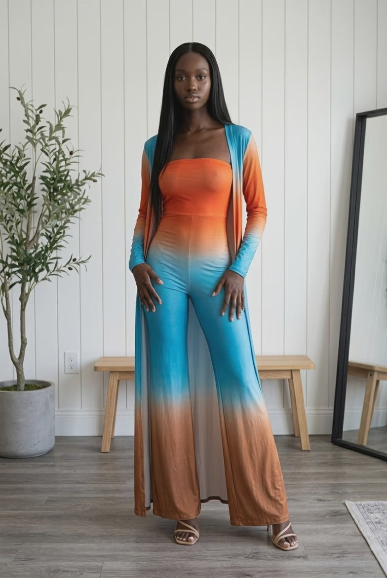 Trench Jumpsuit Set