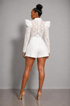Puff Sleeve Romper