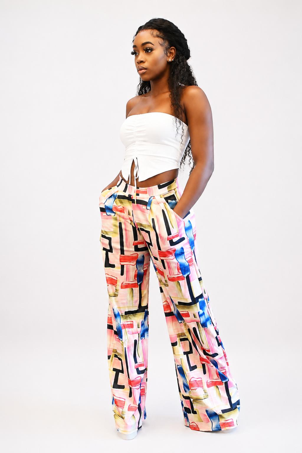 Palazzo Wide Leg Pants