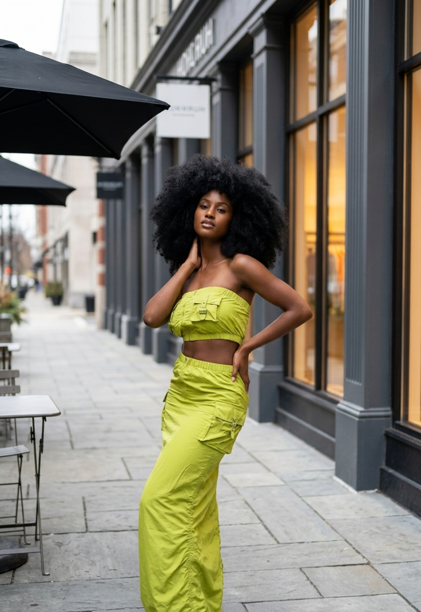 Cargo Maxi Skirt Set