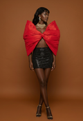 Ruby Royale Statement Bow Top
